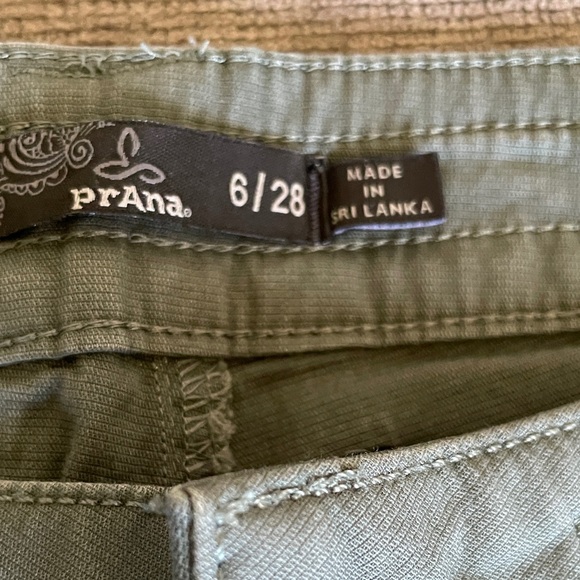 Prana Olive Green Utility Shorts - Picture 2 of 3